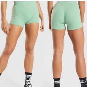 EUC Gymshark Kathryn and Kendra KK Fit shorts exercise workout Green Medium